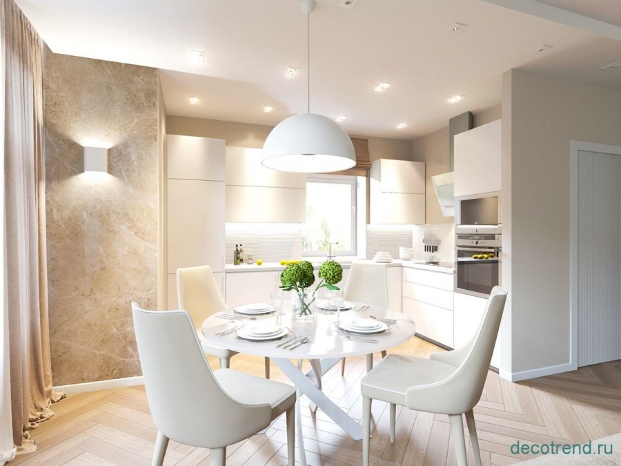 Кухня в светлых тонах