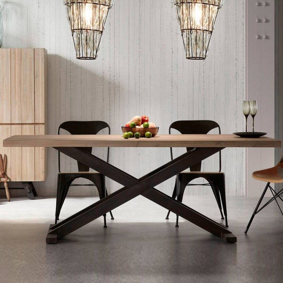 Стол обеденный в стиле лофт GES-301