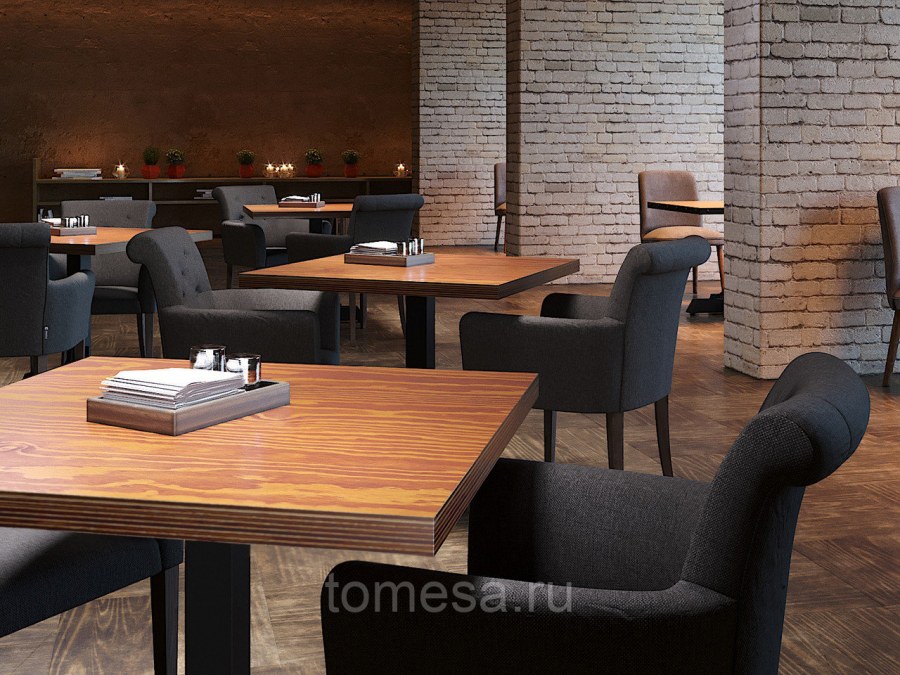 Стол для кафе лофт 600х600