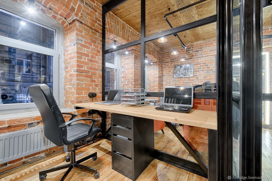 Мебель для офиса в стиле лофт