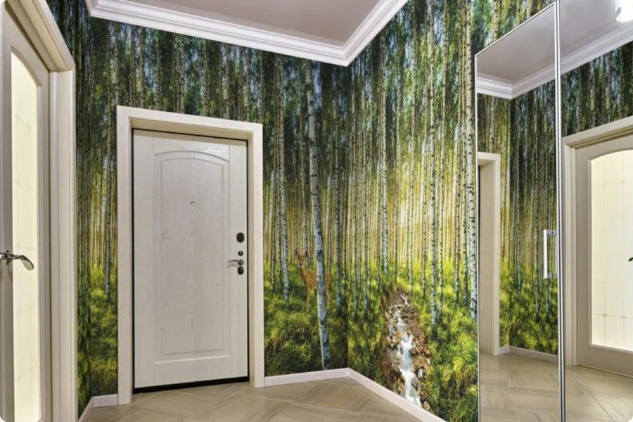 Стеновые панели Березовая роща