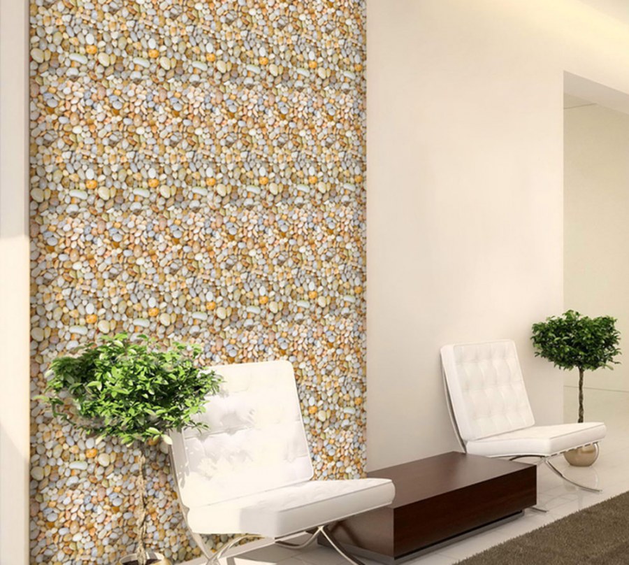 Панель ПВХ морские камешки 365