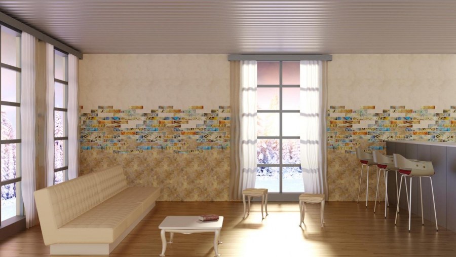 3d панель ПВХ "дивный сад"