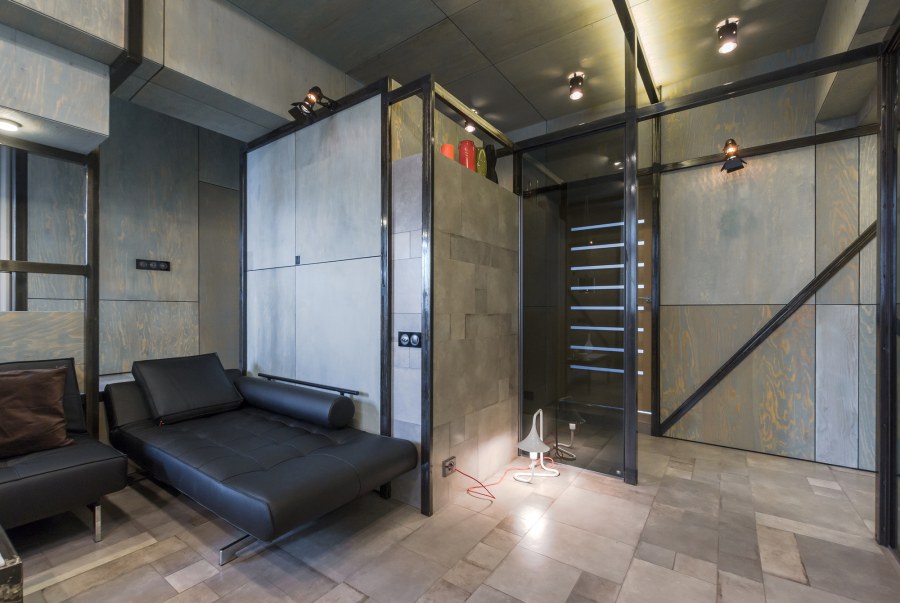 Металлические листы в интерьере