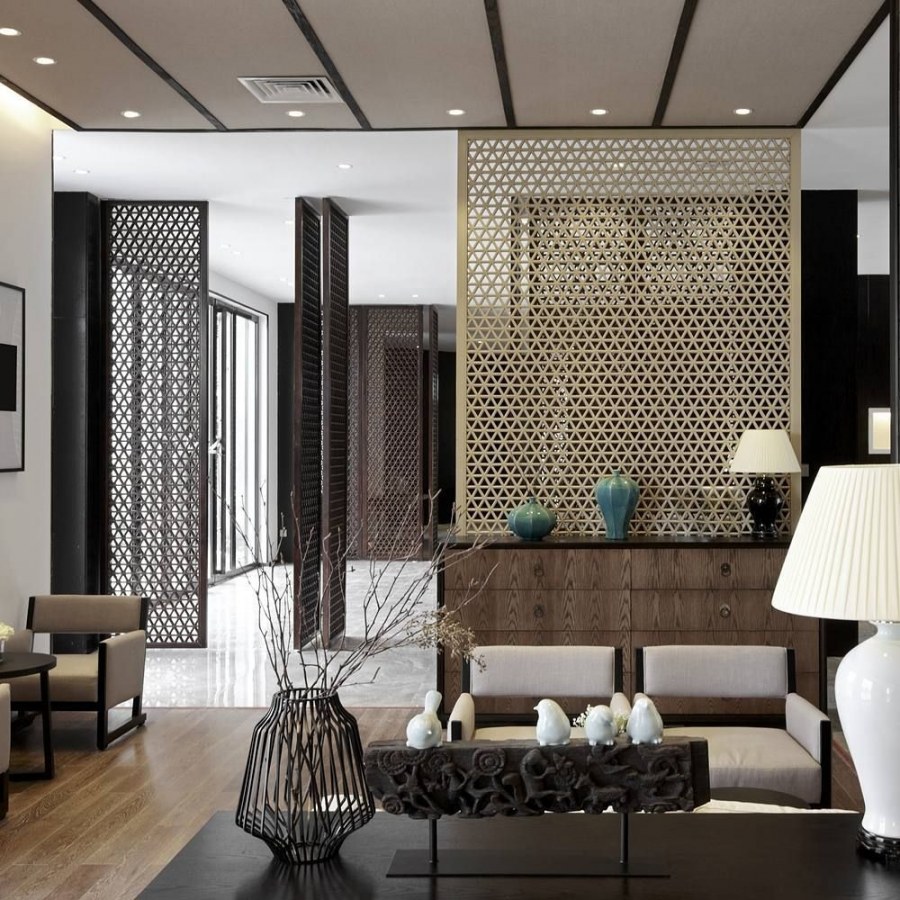 Металлическая сетка в интерьере