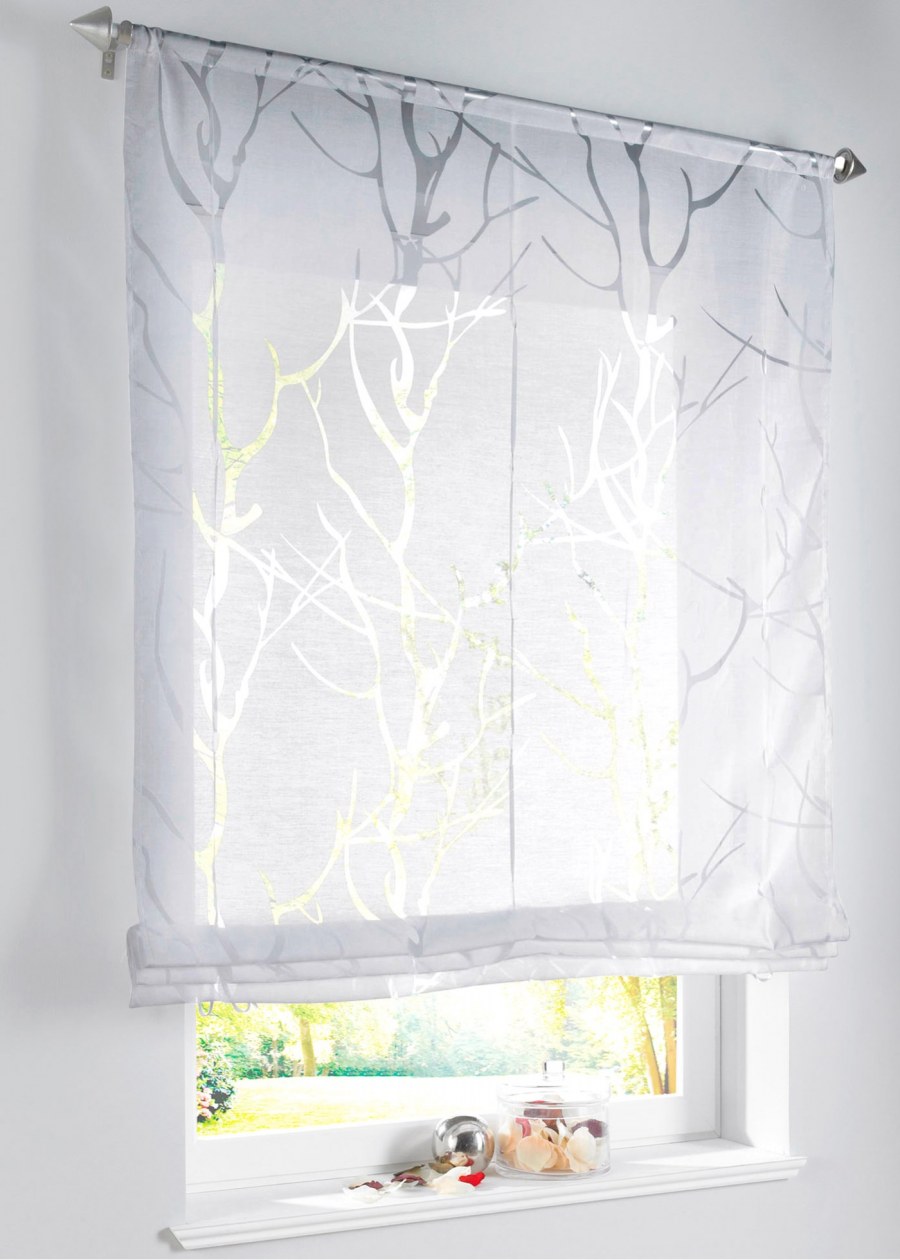 Тюль с римской шторой