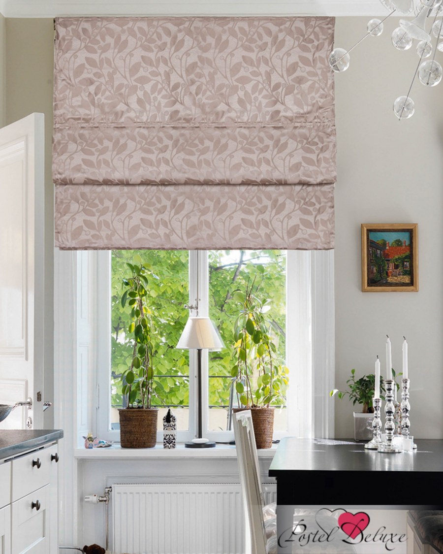 Рулонная штора Эскар Арабеска молочный