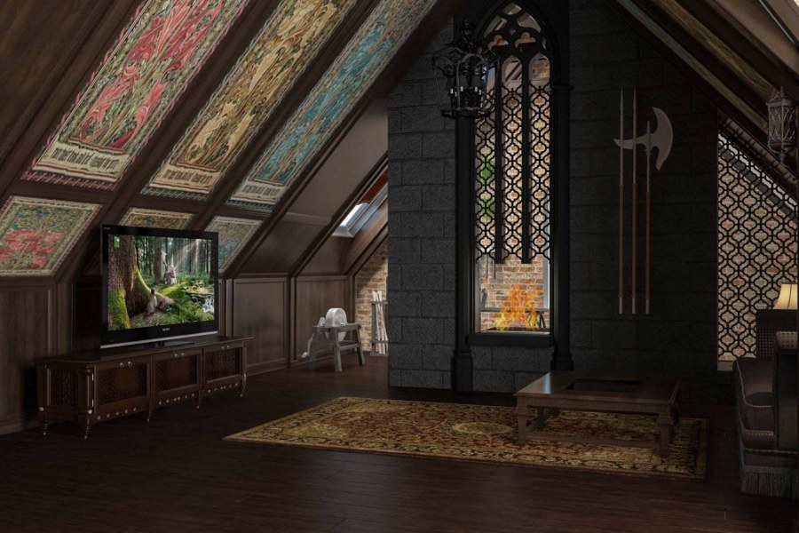 Готический стиль в интерьере