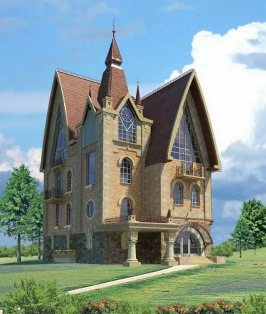 Загородный дом в стиле Готика