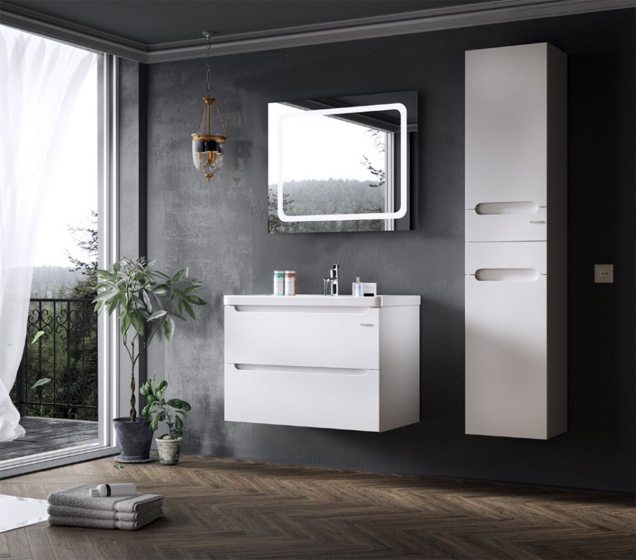 Sanwerk тумба Эра Air 70 с умывальником Канте (белый) mv0000651