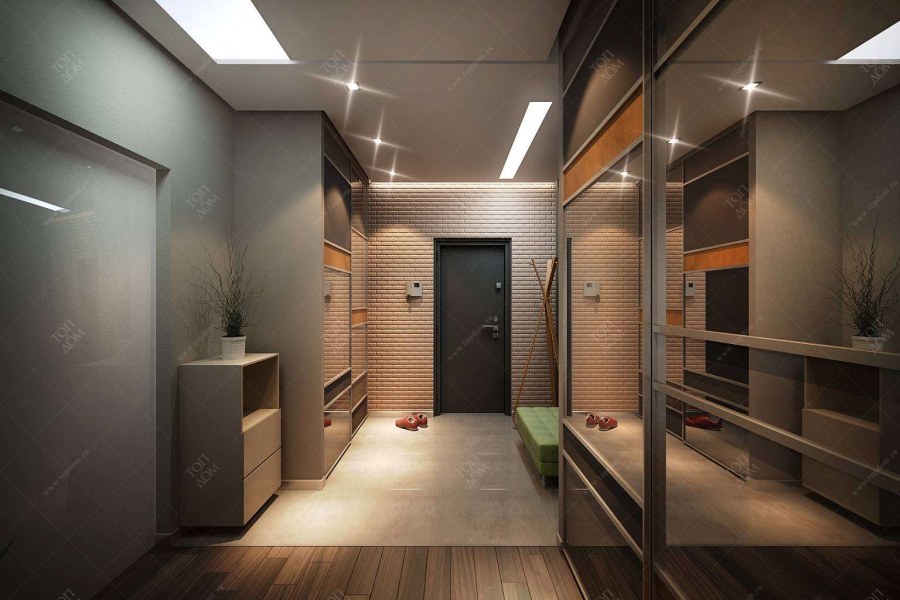 Прихожая в стиле лофт