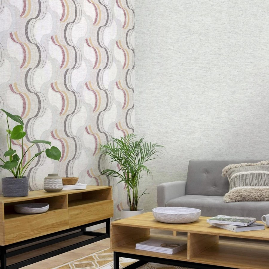 Обои бумажные МОФ Ecostyle серые