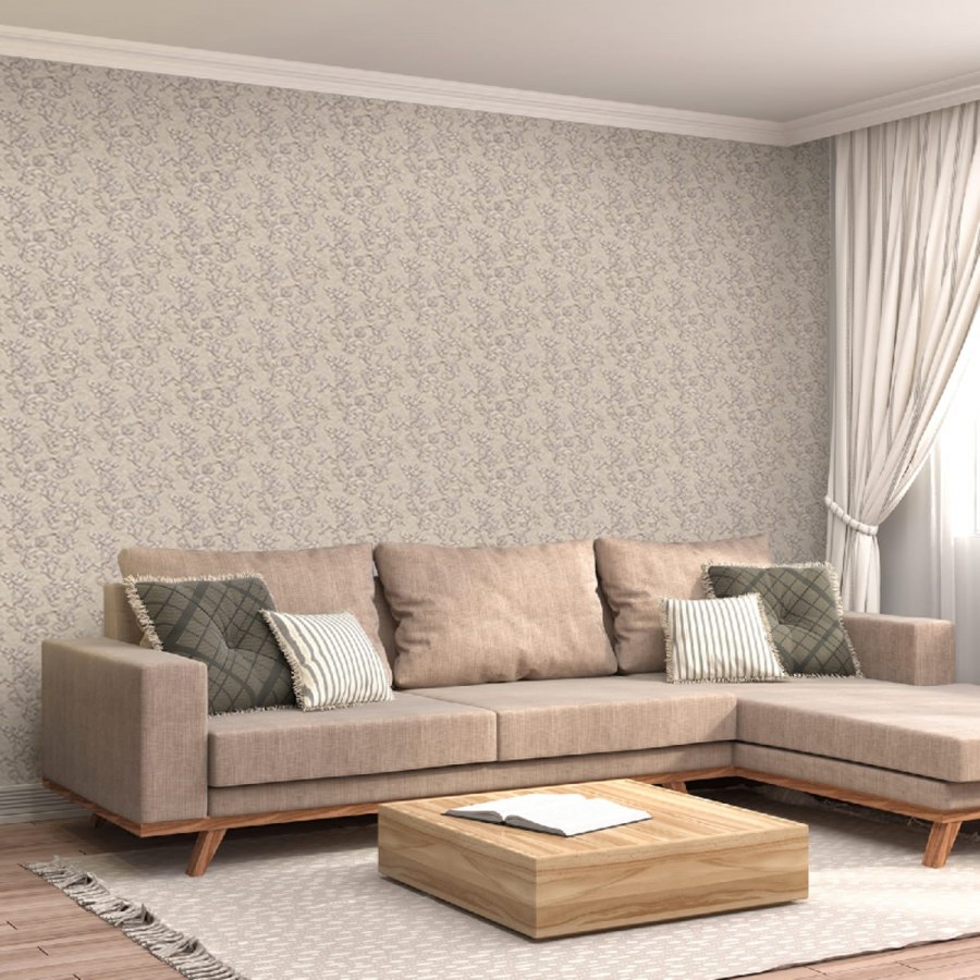 Обои флизелиновые Malex Design Венето бежевые 1.06 м 4141-2