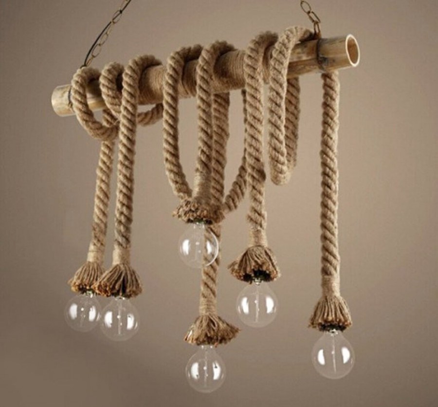 Веревка в интерьере