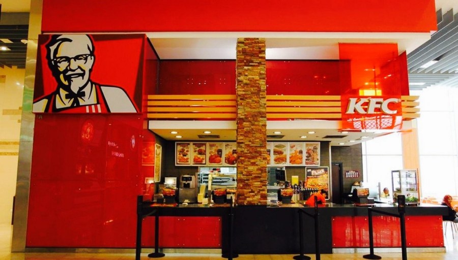 КФС кафе изнутри
