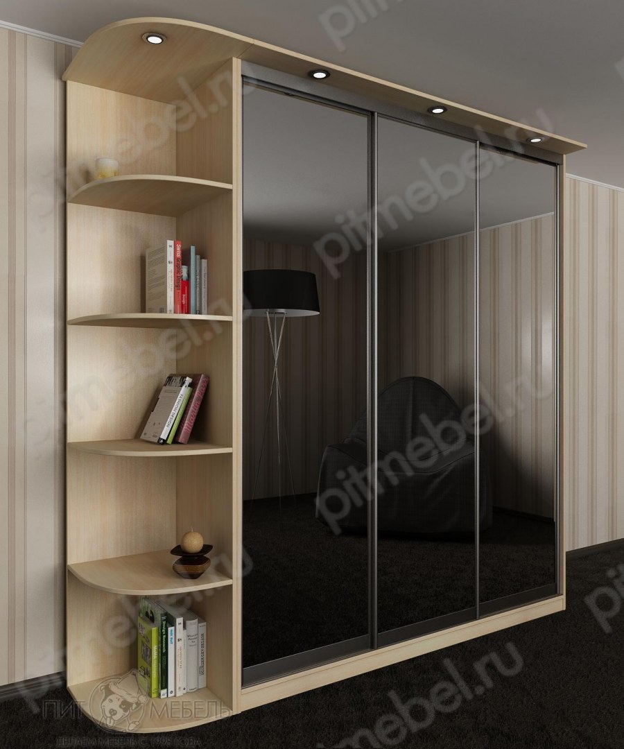 Шкаф купе итальянский орех 1500х600х2300