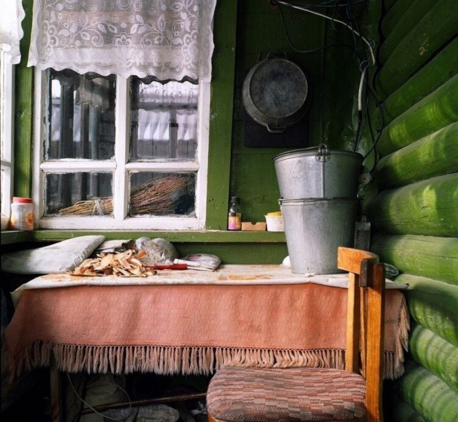 Интерьер бабушкиного дома в деревне