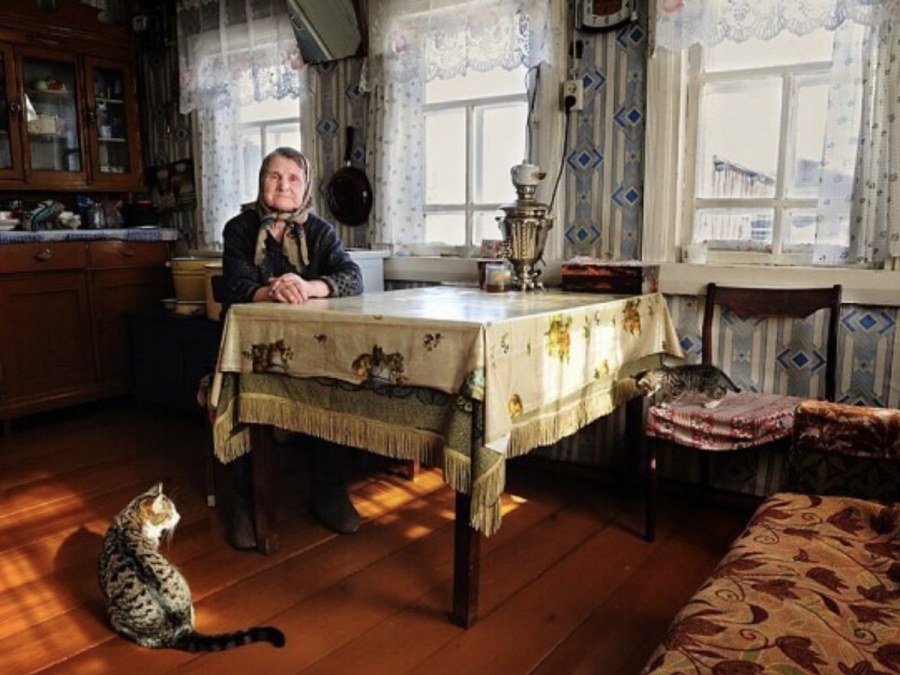 Интерьер бабушкиного дома в деревне