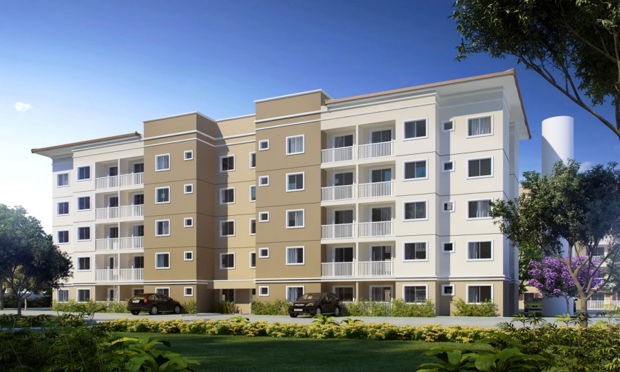 Жилой квартал средней этажности