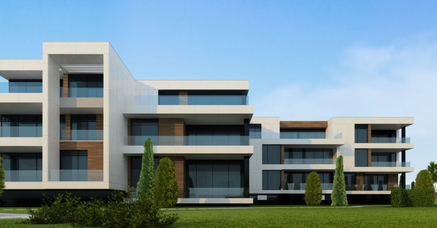 Современный малоэтажный жилой дом