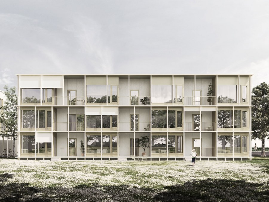 Малоэтажные секционные дома