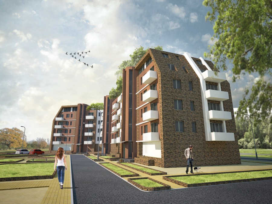 Дом средней этажности