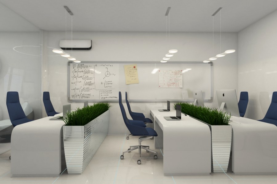 Стиль хайтек в интерьере офиса