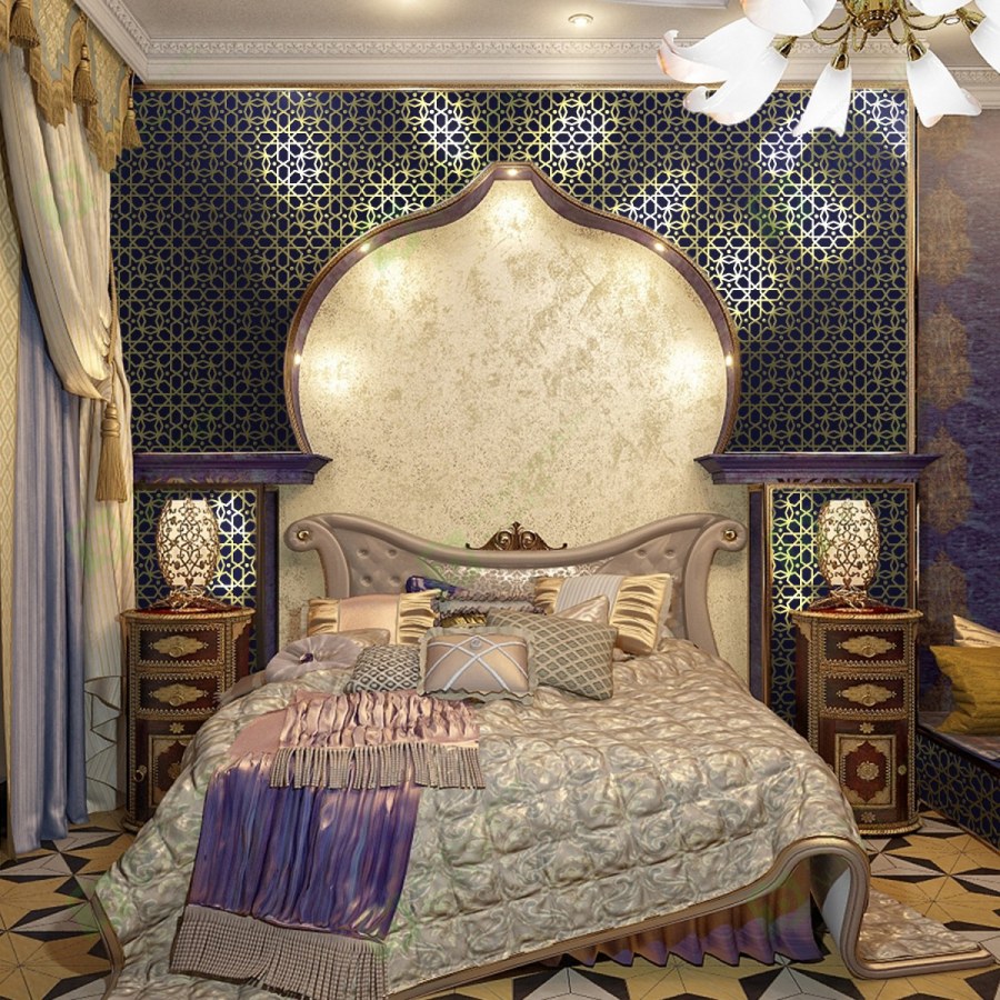 Спальня в Восточном стиле