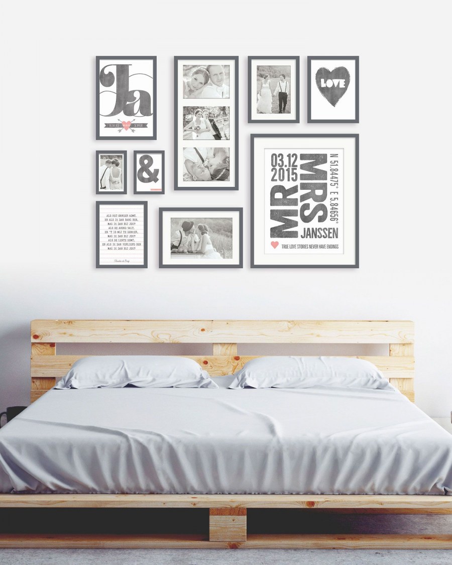 Размещение картин над кроватью