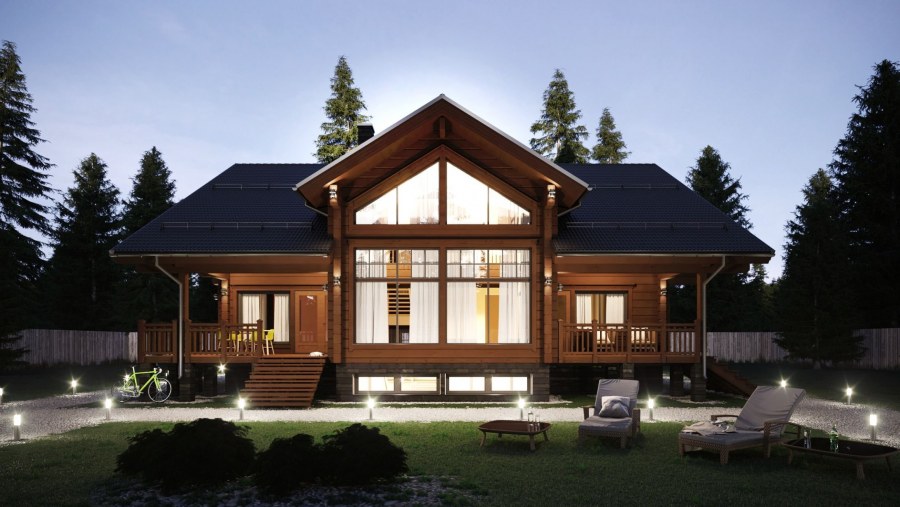 Юджин финский дом из клееного бруса