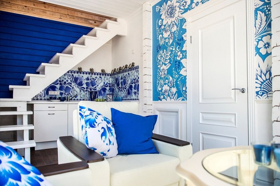 Гжель в современном интерьере