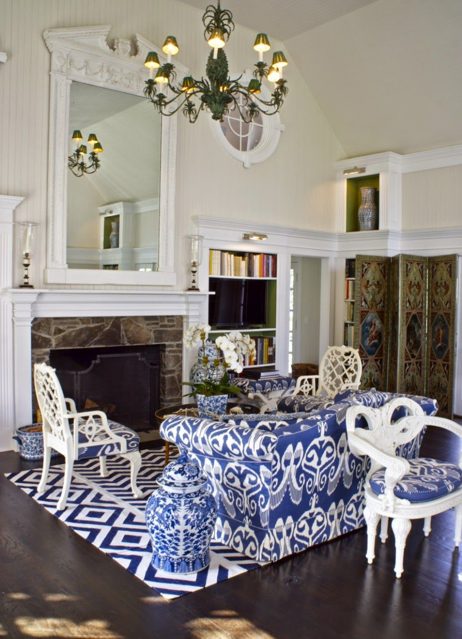 Гжель в интерьере