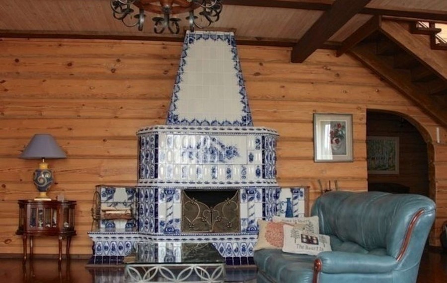 Русская печь в интерьере