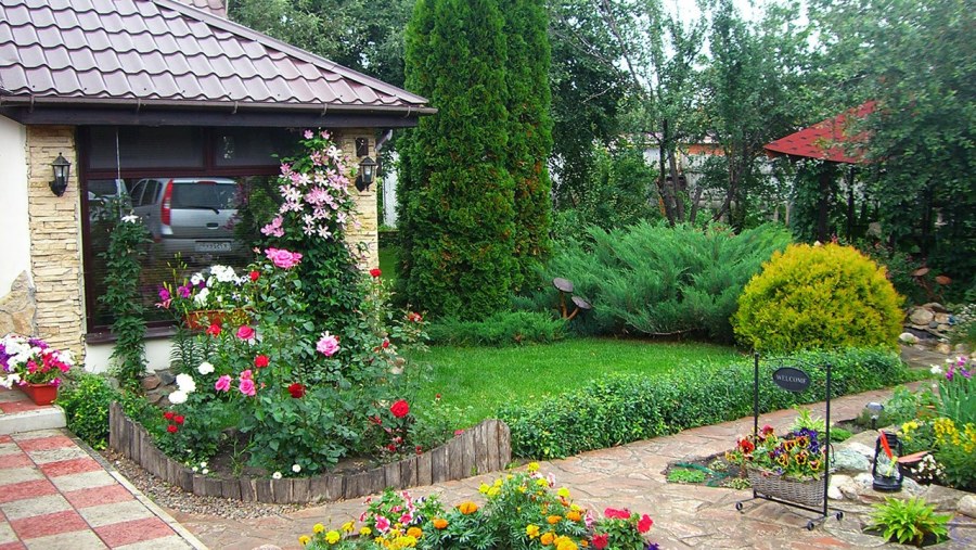 Красивая планировка дачного участка