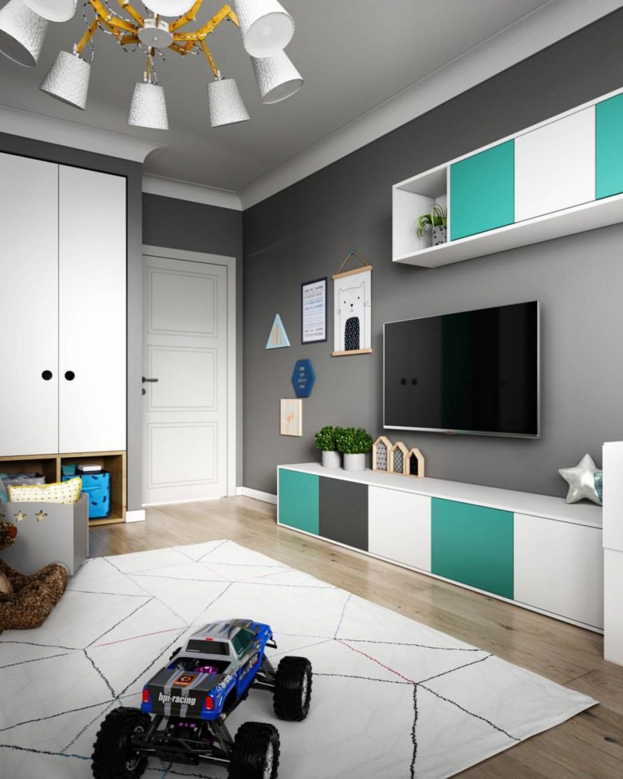 Желтая комната для мальчика