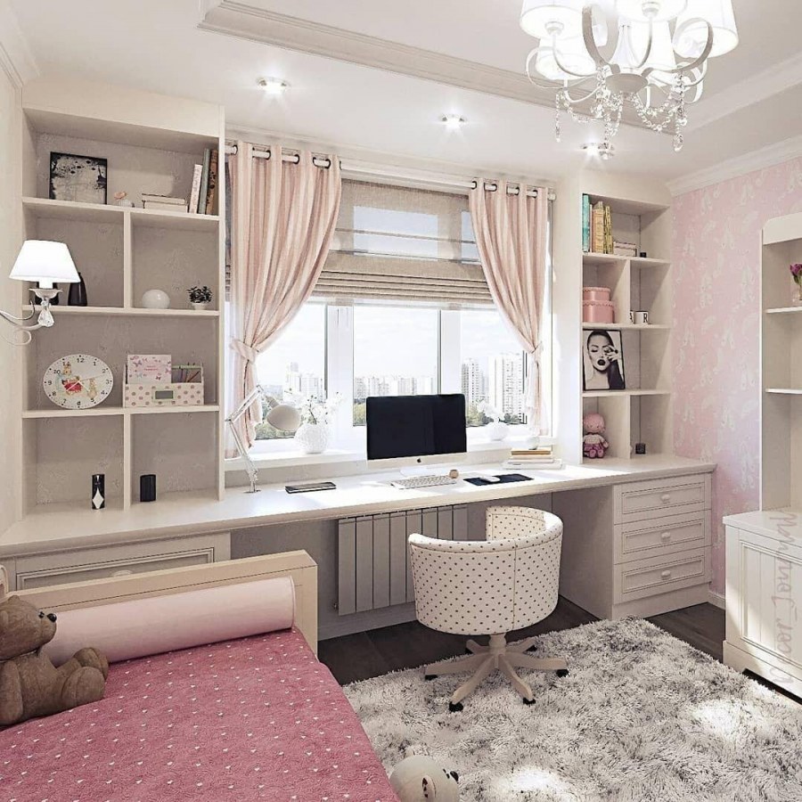 Рабочая зона для двух школьников