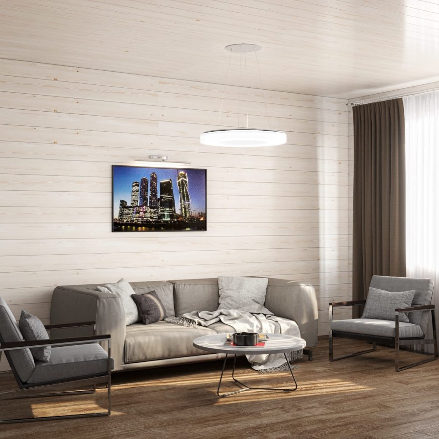 Вагонка штиль лиственница браш Оптима