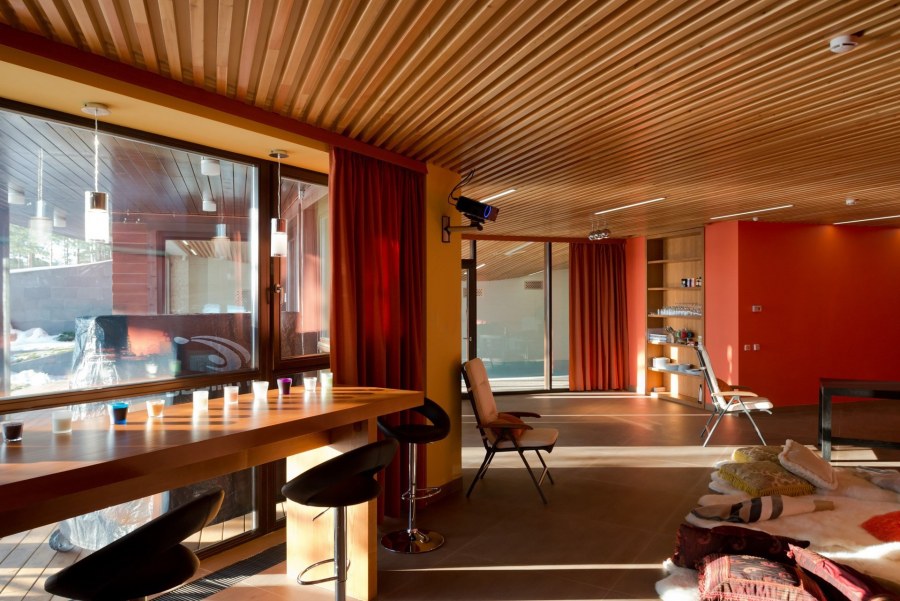 Планкен из лиственницы в интерьере