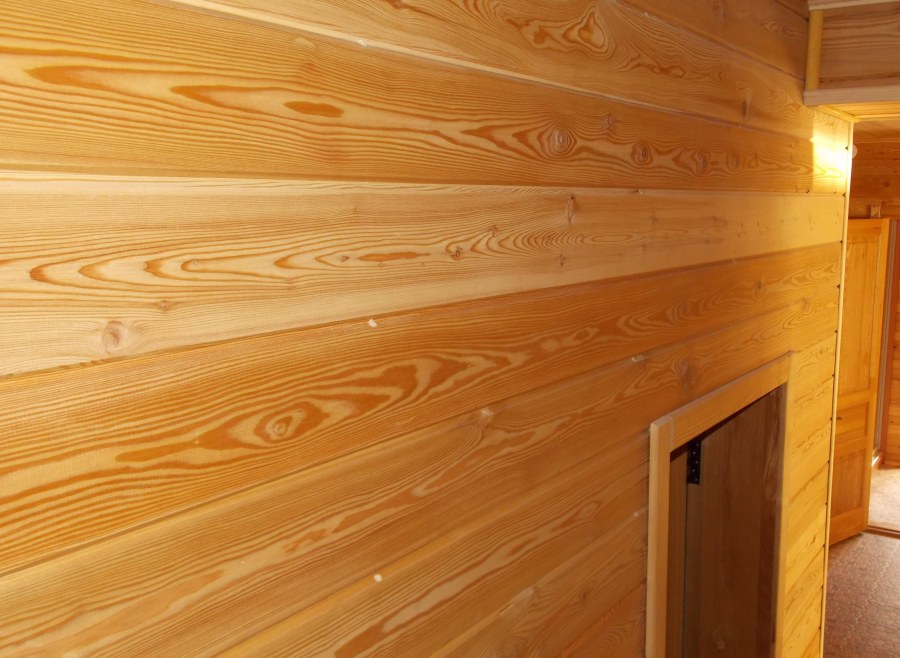 Вагонка штиль Сибирская лиственница