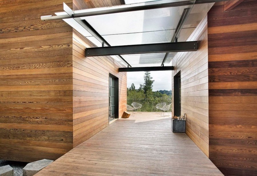 Отделка планкен лиственница интерьер