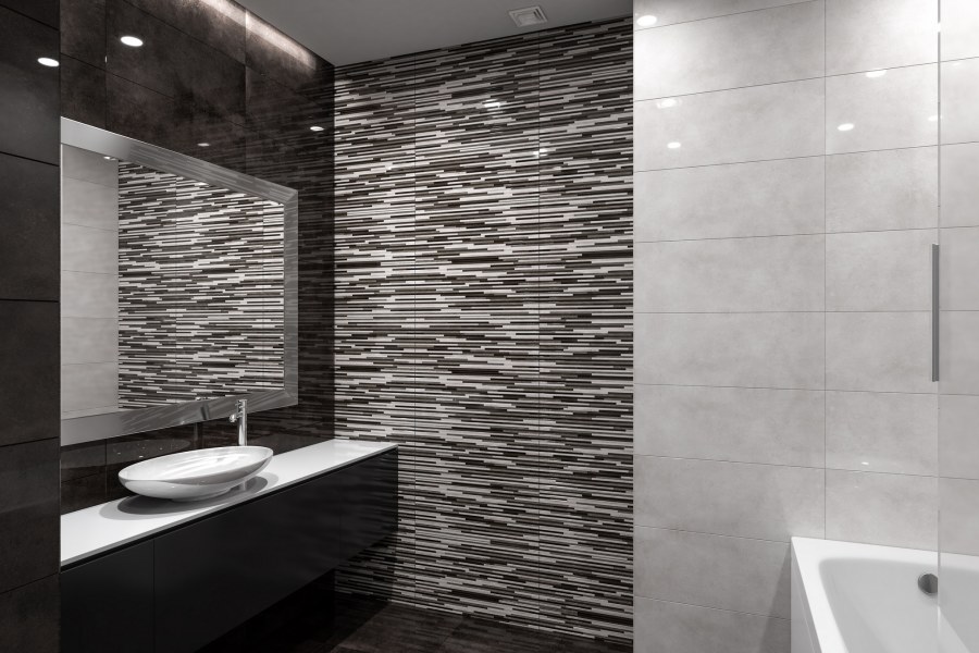 Плитка настенная Global Tile Nuar серая