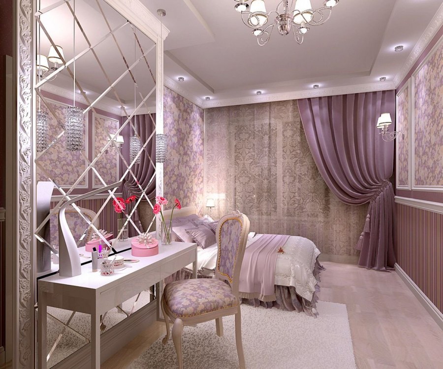 Спальня для молодой женщины