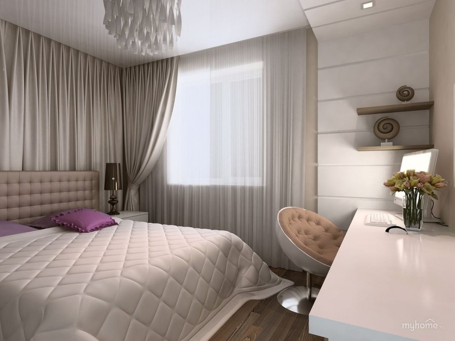 Интерьер женской спальни