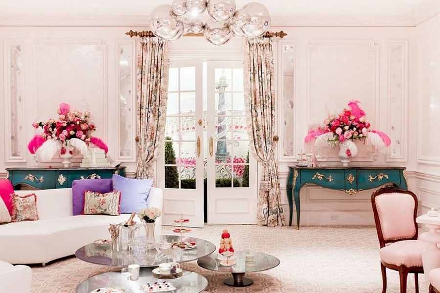 Гостиная в романтичном стиле
