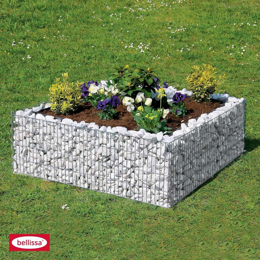 Габионы клумбы