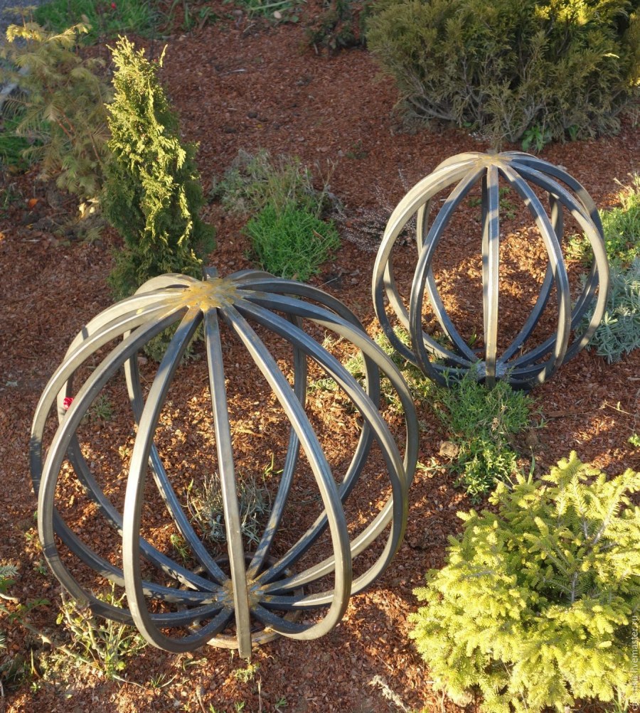 Декоративные шары для сада