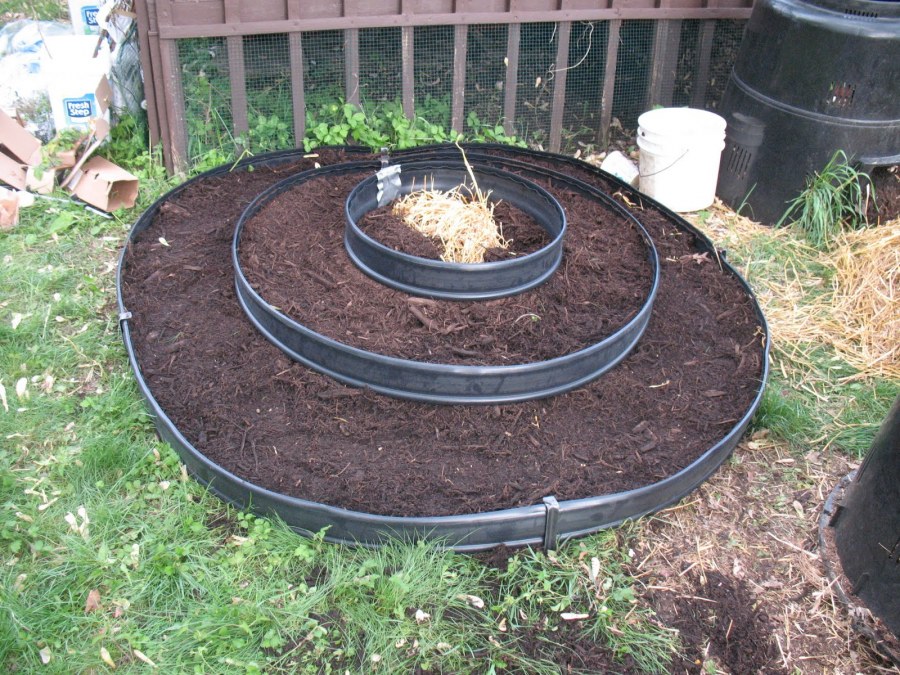 Грядки вокруг деревьев