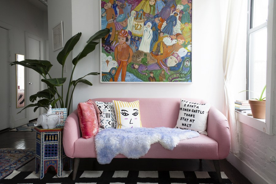 2 Дивана в гостиной интерьер