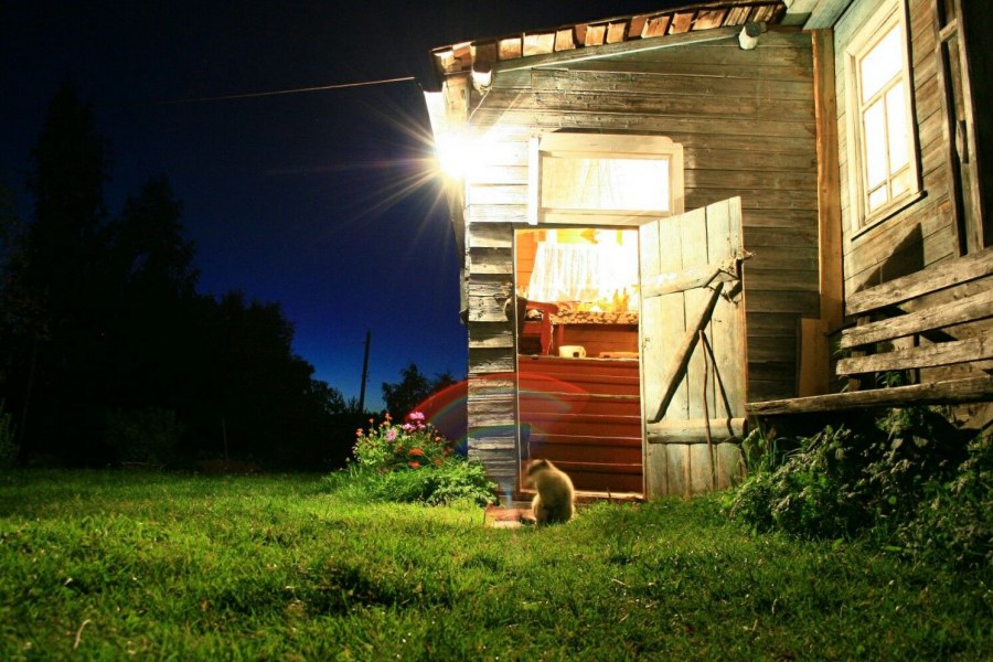 Веранда патио в деревенском стиле