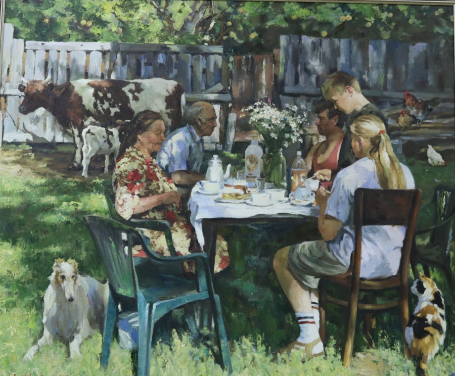 Картина счастливая семья